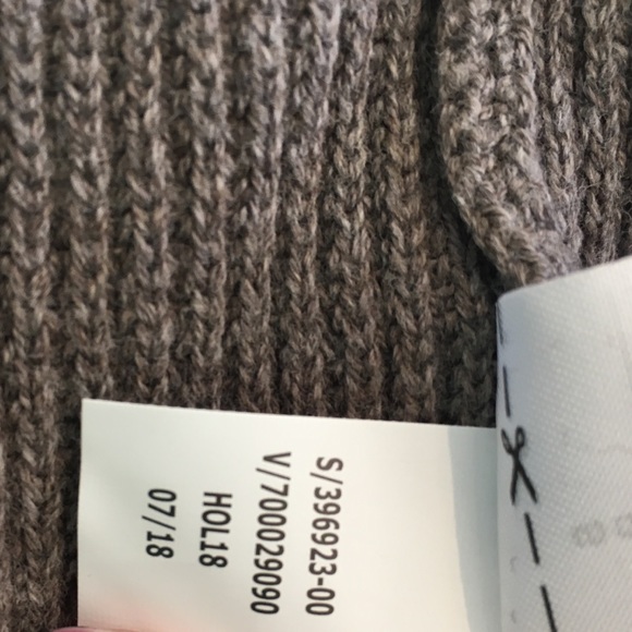 Banana Republic Taupe Cotton Shawl Collar Sweater - Picture 6 of 6